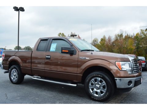 Golden Bronze Metallic Ford F150 XLT SuperCab.  Click to enlarge.
