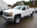 Front 3/4 View of 2015 Chevrolet Silverado 3500HD WT Double Cab 4x4 #2