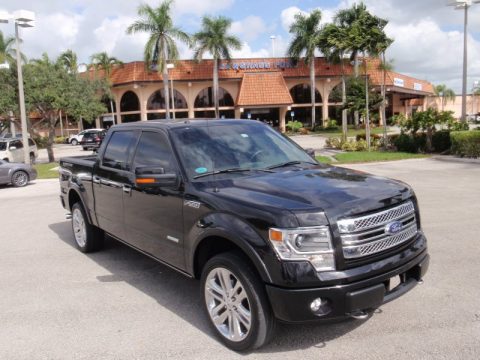 Tuxedo Black Metallic Ford F150 Limited SuperCrew 4x4.  Click to enlarge.