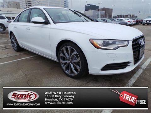 Ibis White Audi A6 2.0T Premium Plus Sedan.  Click to enlarge.