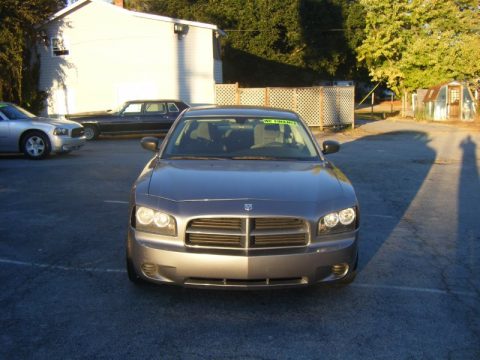 Silver Steel Metallic Dodge Charger SE.  Click to enlarge.