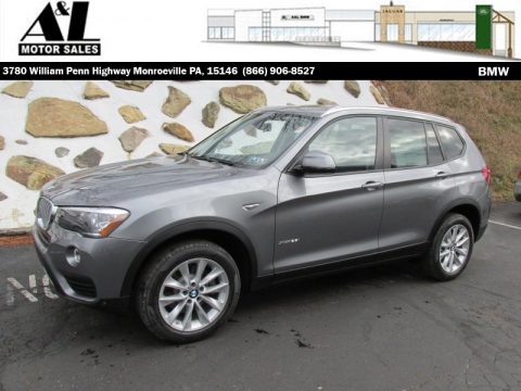 Space Grey Metallic BMW X3 xDrive28i.  Click to enlarge.