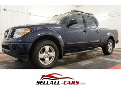 Majestic Blue Nissan Frontier LE Crew Cab 4x4.  Click to enlarge.