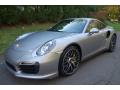 Front 3/4 View of 2014 Porsche 911 Turbo S Coupe #1