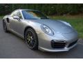 Front 3/4 View of 2014 Porsche 911 Turbo S Coupe #8