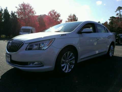 White Frost Tricoat Buick LaCrosse FWD.  Click to enlarge.