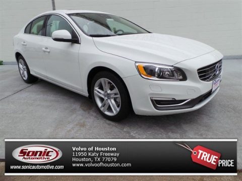 Ice White Volvo S60 T5 Drive-E.  Click to enlarge.