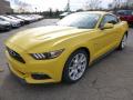 Front 3/4 View of 2015 Ford Mustang GT Premium Coupe #7