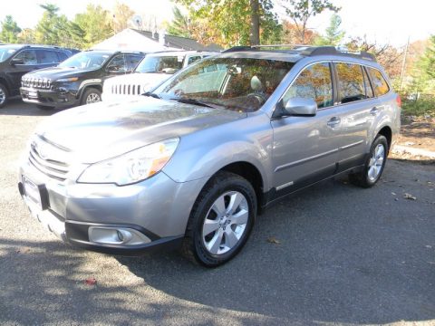 Graphite Gray Metallic Subaru Outback 2.5i Limited Wagon.  Click to enlarge.