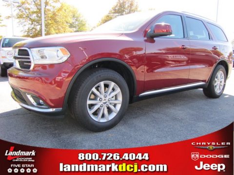 Deep Cherry Red Crystal Pearl Dodge Durango SXT.  Click to enlarge.