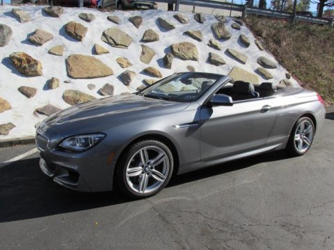 Space Grey Metallic BMW 6 Series 650i xDrive Convertible.  Click to enlarge.