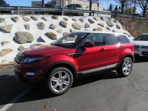 Firenze Red Metallic Land Rover Range Rover Evoque Pure Plus.  Click to enlarge.