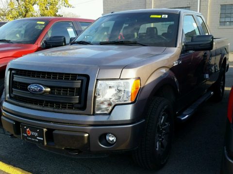 Sterling Grey Ford F150 STX SuperCab 4x4.  Click to enlarge.