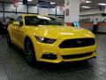 Front 3/4 View of 2015 Ford Mustang GT Premium Coupe #1