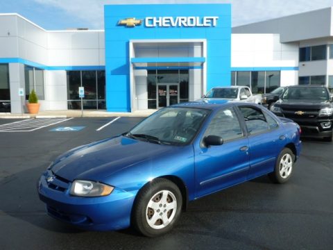 Arrival Blue Metallic Chevrolet Cavalier LS Sedan.  Click to enlarge.