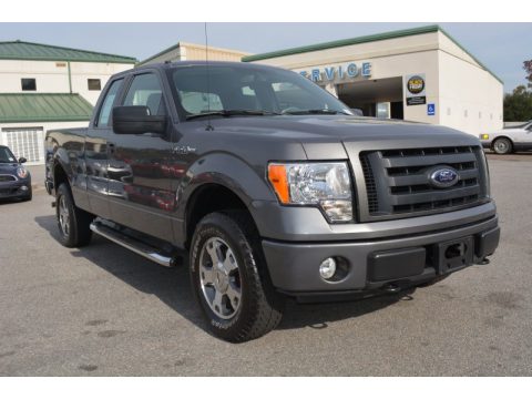 Sterling Grey Metallic Ford F150 STX SuperCab 4x4.  Click to enlarge.