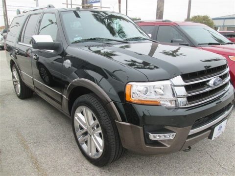 Green Gem Metallic Ford Expedition King Ranch 4x4.  Click to enlarge.