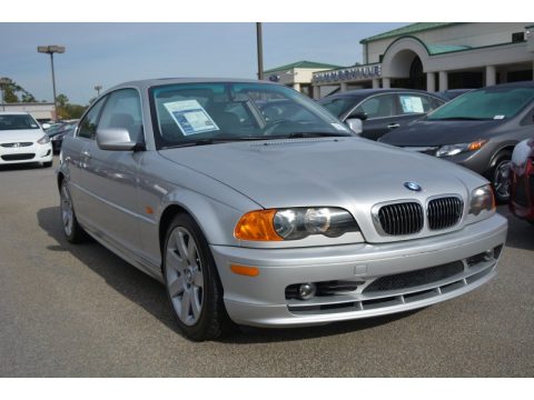 Titanium Silver Metallic BMW 3 Series 325i Coupe.  Click to enlarge.