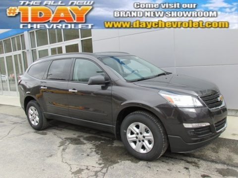 Tungsten Metallic Chevrolet Traverse LS AWD.  Click to enlarge.