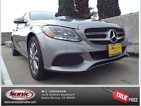 Paladium Silver Metallic Mercedes-Benz C 300 4Matic.  Click to enlarge.