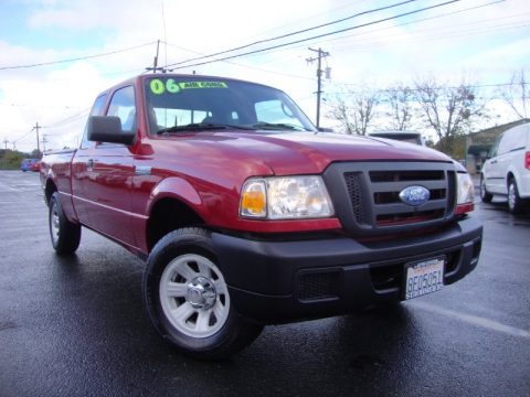 Redfire Metallic Ford Ranger XLT SuperCab.  Click to enlarge.