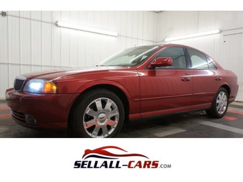 Autumn Red Metallic Lincoln LS V8.  Click to enlarge.