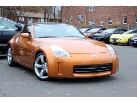 Le Mans Sunset Metallic Nissan 350Z Touring Roadster.  Click to enlarge.