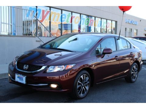 Crimson Red Pearl Honda Civic EX-L Sedan. Click to enlarge. Crimson Red Pearl Honda Civic EX-L Sedan. Click to enlarge.