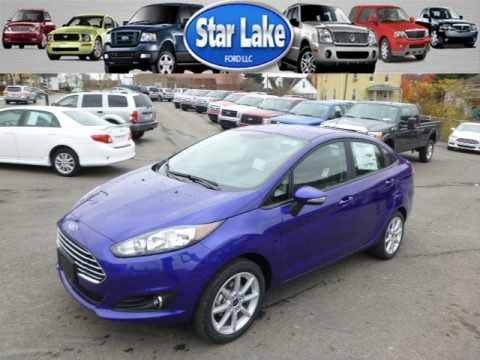 Perfomance Blue Ford Fiesta SE Sedan.  Click to enlarge.