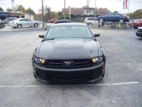 Ebony Black Ford Mustang V6 Premium Coupe.  Click to enlarge.