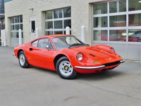 Rosso Dino Ferrari Dino 246 GT.  Click to enlarge.