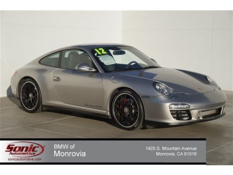 Platinum Silver Metallic Porsche 911 Carrera GTS Coupe.  Click to enlarge.