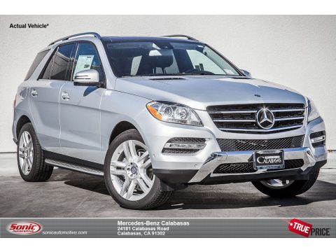 Iridium Silver Metallic Mercedes-Benz ML 350.  Click to enlarge.