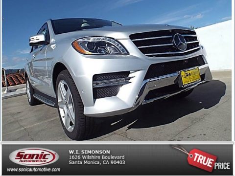 Iridium Silver Metallic Mercedes-Benz ML 400 4Matic.  Click to enlarge.