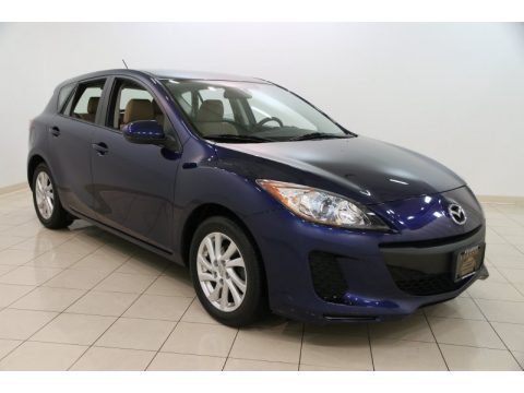 Indigo Lights Mica Mazda MAZDA3 i Touring 5 Door.  Click to enlarge.