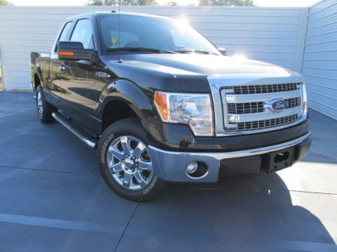 Tuxedo Black Ford F150 XLT SuperCab.  Click to enlarge.
