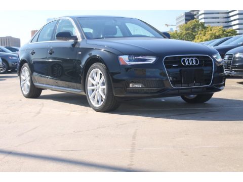 Mythos Black Metallic Audi A4 2.0T Premium Plus quattro.  Click to enlarge.