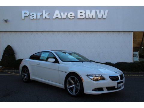 Alpine White BMW 6 Series 650i Coupe.  Click to enlarge.