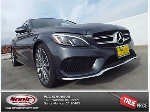 Steel Grey Metallic Mercedes-Benz C 400 4Matic.  Click to enlarge.