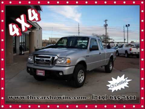 Silver Metallic Ford Ranger XLT SuperCab 4x4.  Click to enlarge.