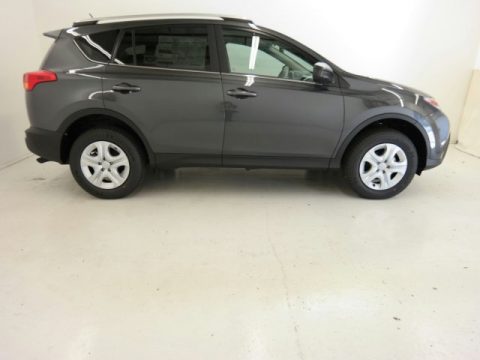 Magnetic Gray Metallic Toyota RAV4 LE.  Click to enlarge.