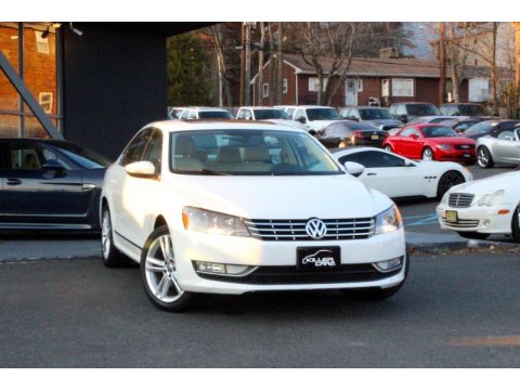Candy White Volkswagen Passat TDI SEL.  Click to enlarge.