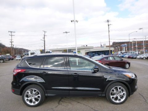 Tuxedo Black Metallic Ford Escape Titanium 4WD.  Click to enlarge.