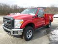 Front 3/4 View of 2015 Ford F350 Super Duty XL Regular Cab 4x4 Utility #2