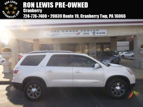 White Diamond Tricoat GMC Acadia SLT AWD. Click to enlarge. White Diamond Tricoat GMC Acadia SLT AWD. Click to enlarge.