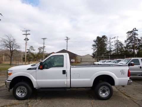 Oxford White Ford F250 Super Duty XL Regular Cab 4x4.  Click to enlarge.