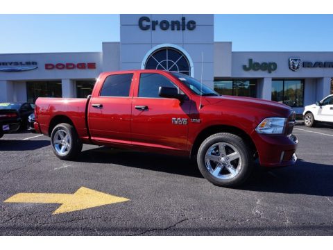 Deep Cherry Red Crystal Pearl Ram 1500 Express Crew Cab.  Click to enlarge.