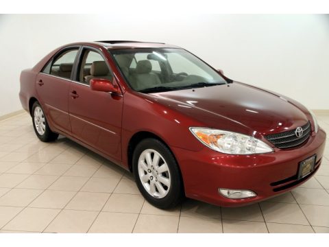 Salsa Red Pearl Toyota Camry XLE.  Click to enlarge.