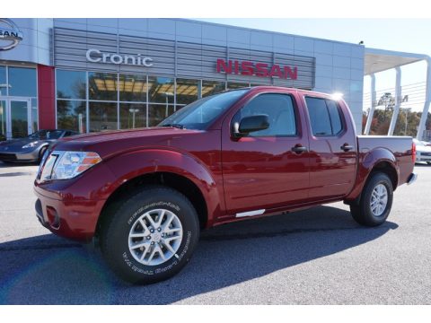 Cayenne Red Nissan Frontier SV Crew Cab.  Click to enlarge.
