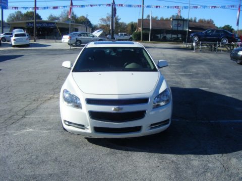 White Chevrolet Malibu LT Sedan.  Click to enlarge.